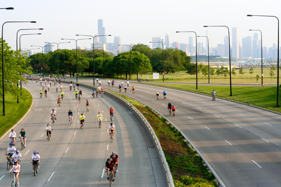 Bike the Drive on Lake Shore Drive