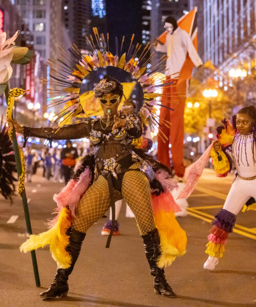 Arts in the Dark parade