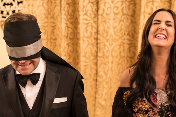 blindfolded magic show
