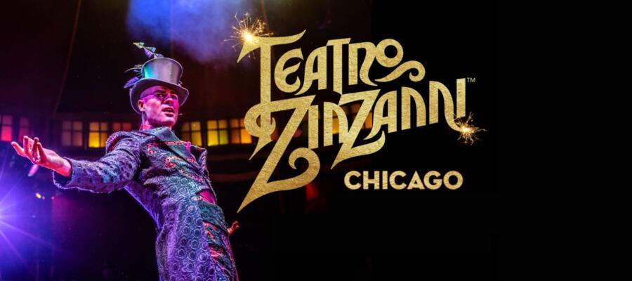 A promotional banner for Teatro Zinzanni