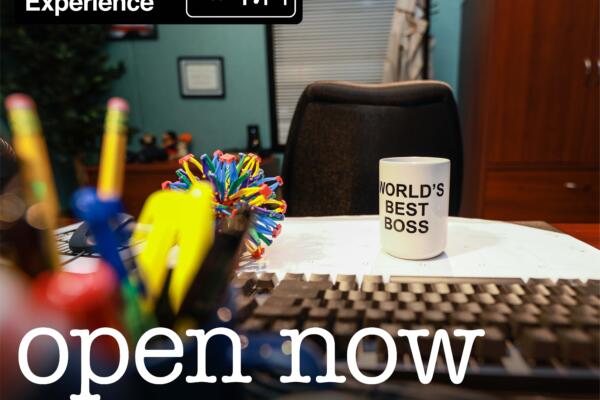 The Office Experience_Extended Social Graphic_Michael-Desk