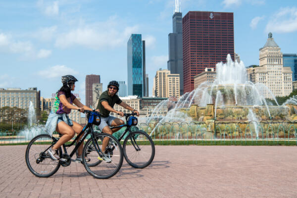 Lakefront Trail biking grant Park