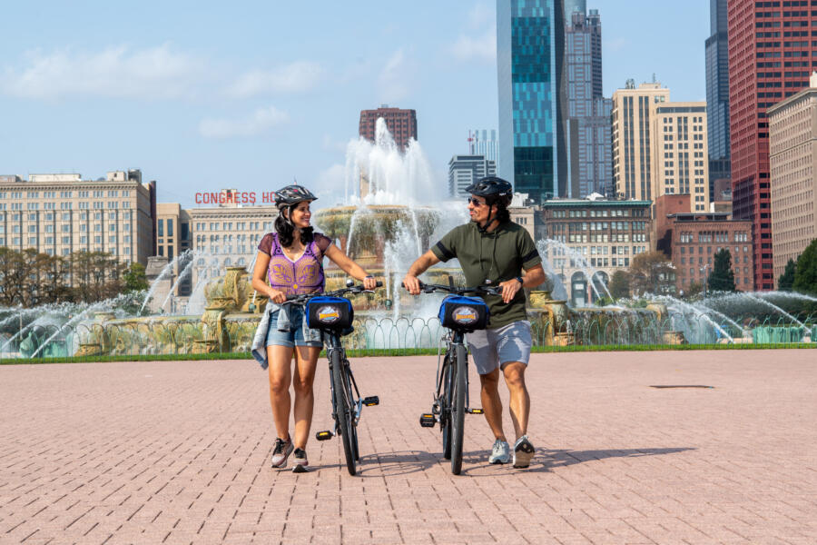 Bikers at grant park