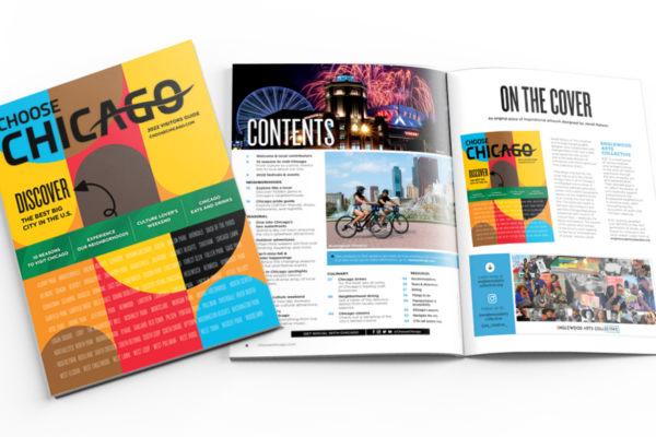 The cover of the 2022 Chicago Visitors Guide
