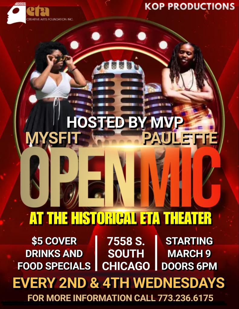 “Open Mic” Every 2nd & 4th Wednesday