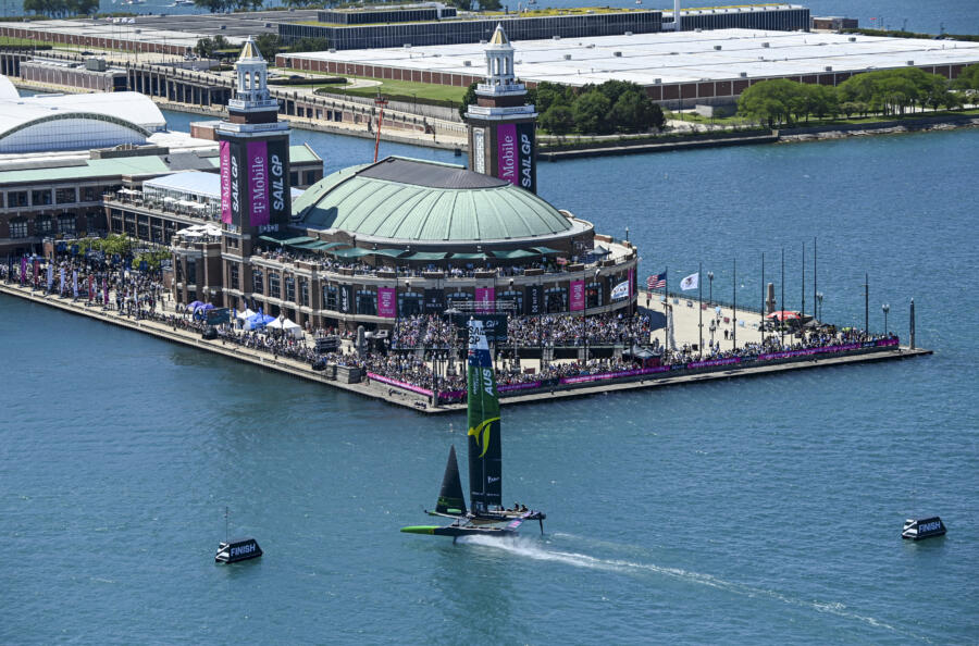 Sail GP at Chicago's Navy Pier