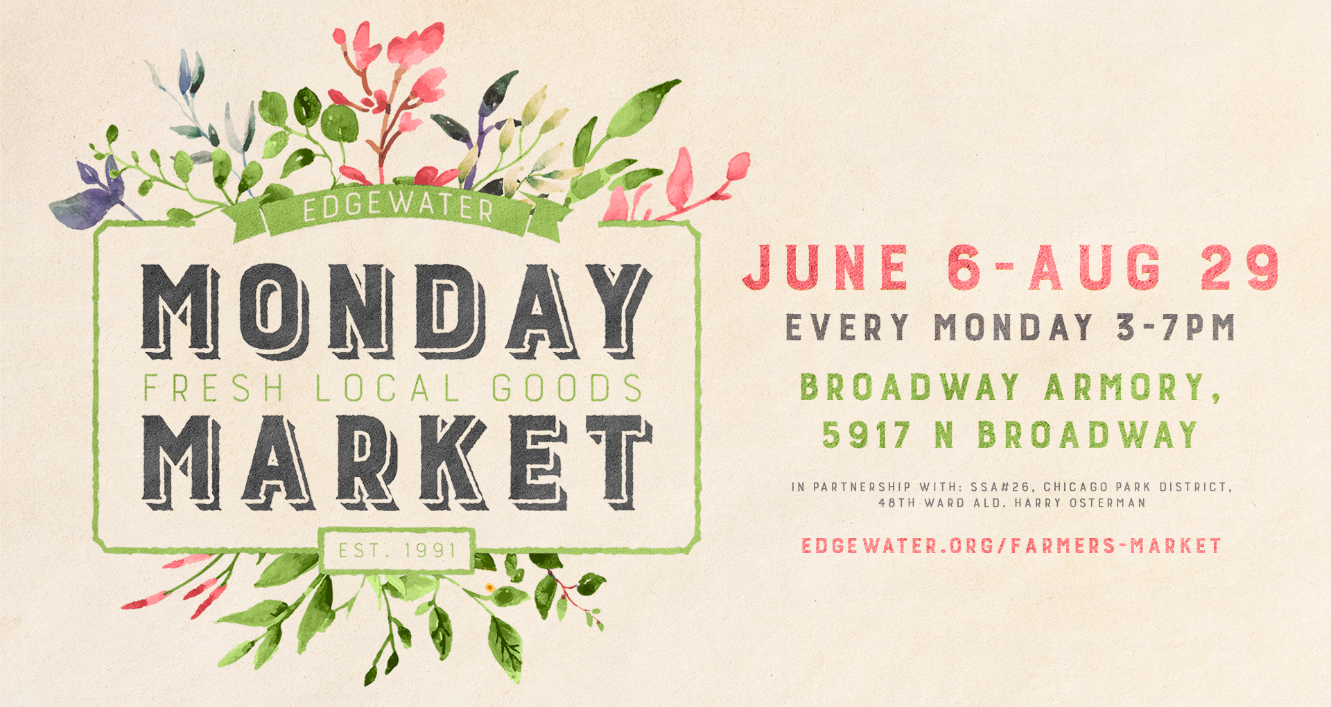 Edgewater’s Monday Market