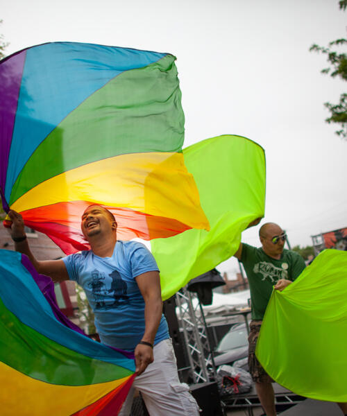 Pride at Midsommarfest. Photo by Timmy Samuel-Starbelly Studios
