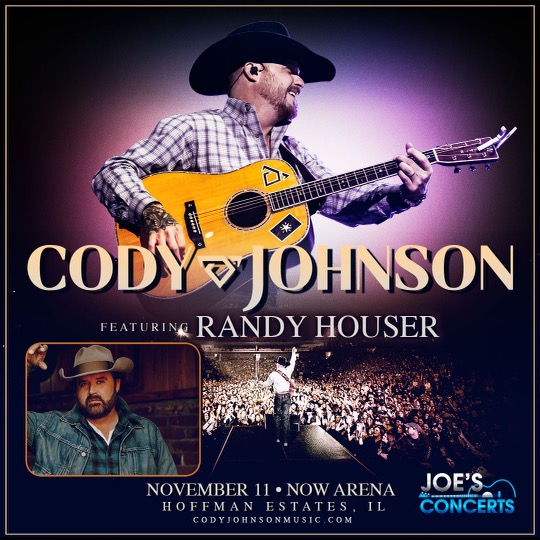 Cody Johnson 11.11.22 Now Arena Joe’s Concerts