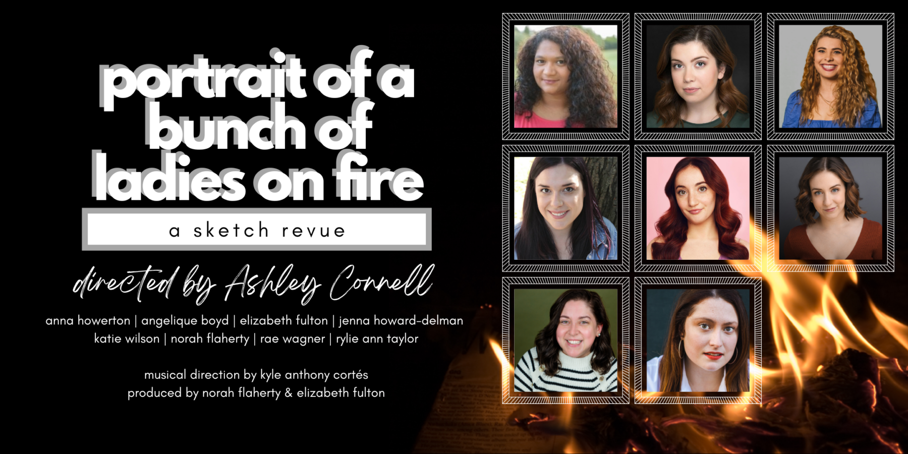 2-to-1 Portraits of a Bunch of Ladies on Fire – FINAL