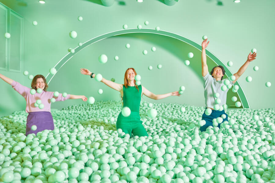 Color Factory ball pit