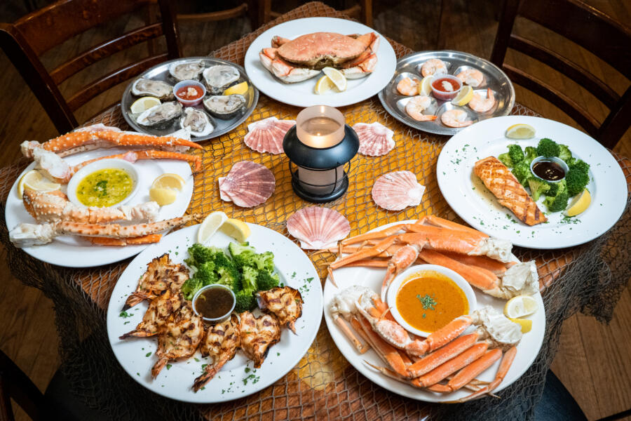 Variety of Different Dishes and Offerings at King Crab Chicago for Any Seafood Lover