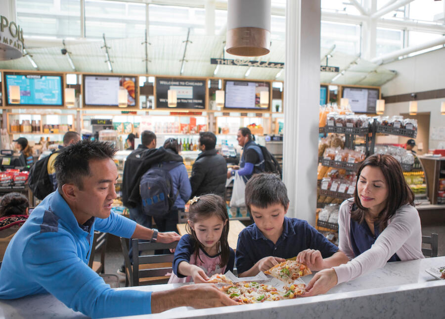 Kid friendly meals are offered at both Chicago airports including The Goddess and the Grocer at O'Hare