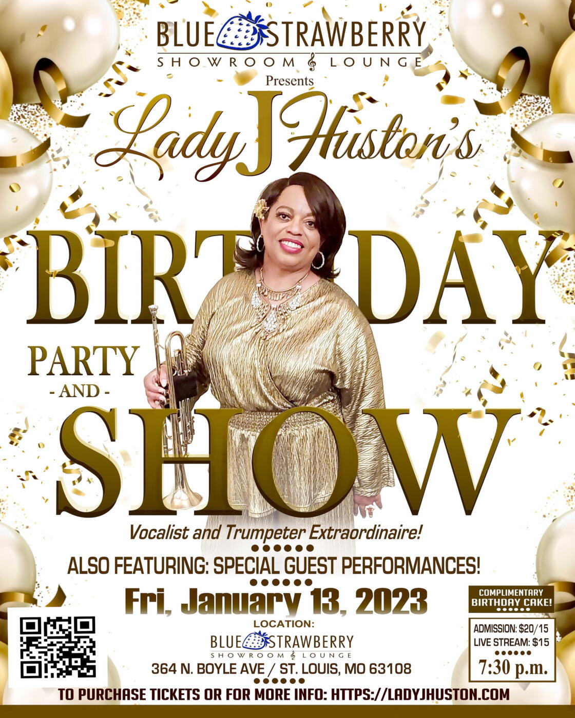 Lady J Birthday Party and Show M 2023 – 8 x 10