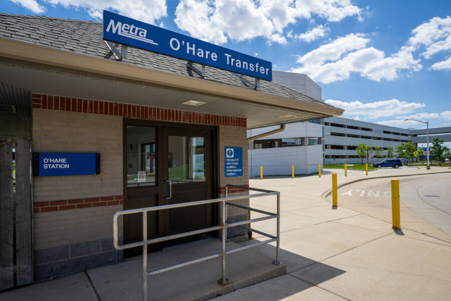 Metra O'Hare Transfer at the Multi-Modal Facility