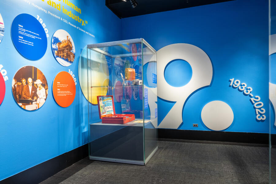 90th anniversary exhibit at the Museum of Science and Industry Chicago