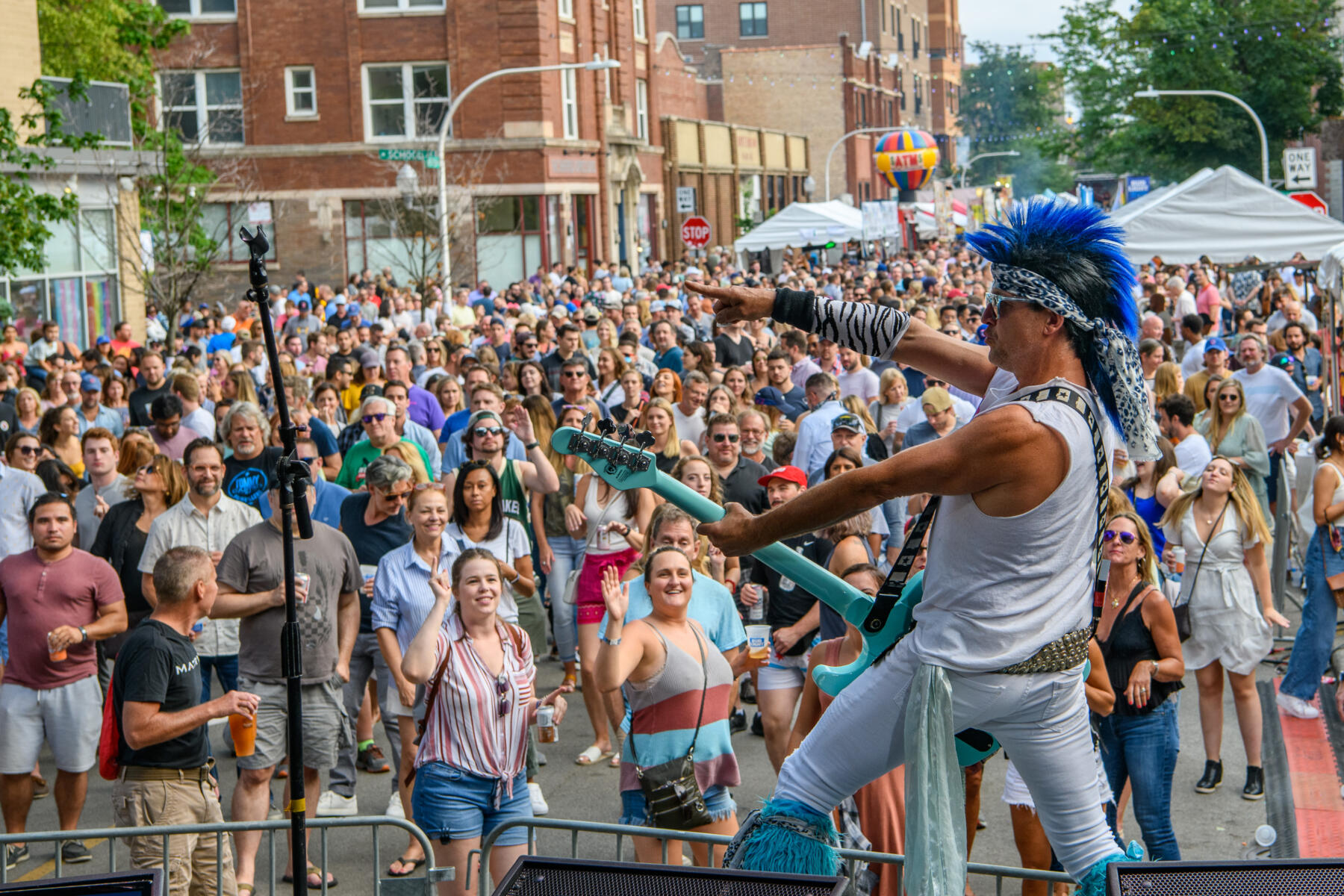 The crowd at Belmont Sheffield Fest