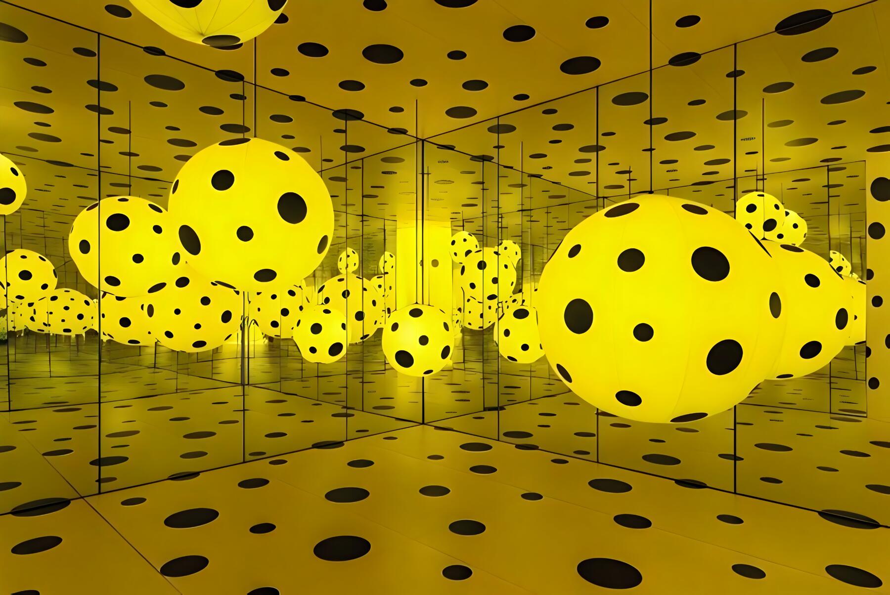 Dots Obsession by Yayoi Kusama. Credit WNDR Museum
