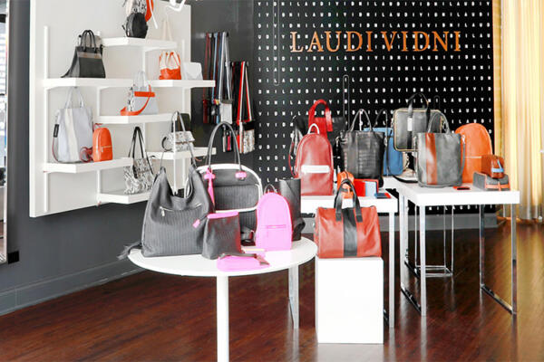 Laudi Vidni crafts custom leather bags