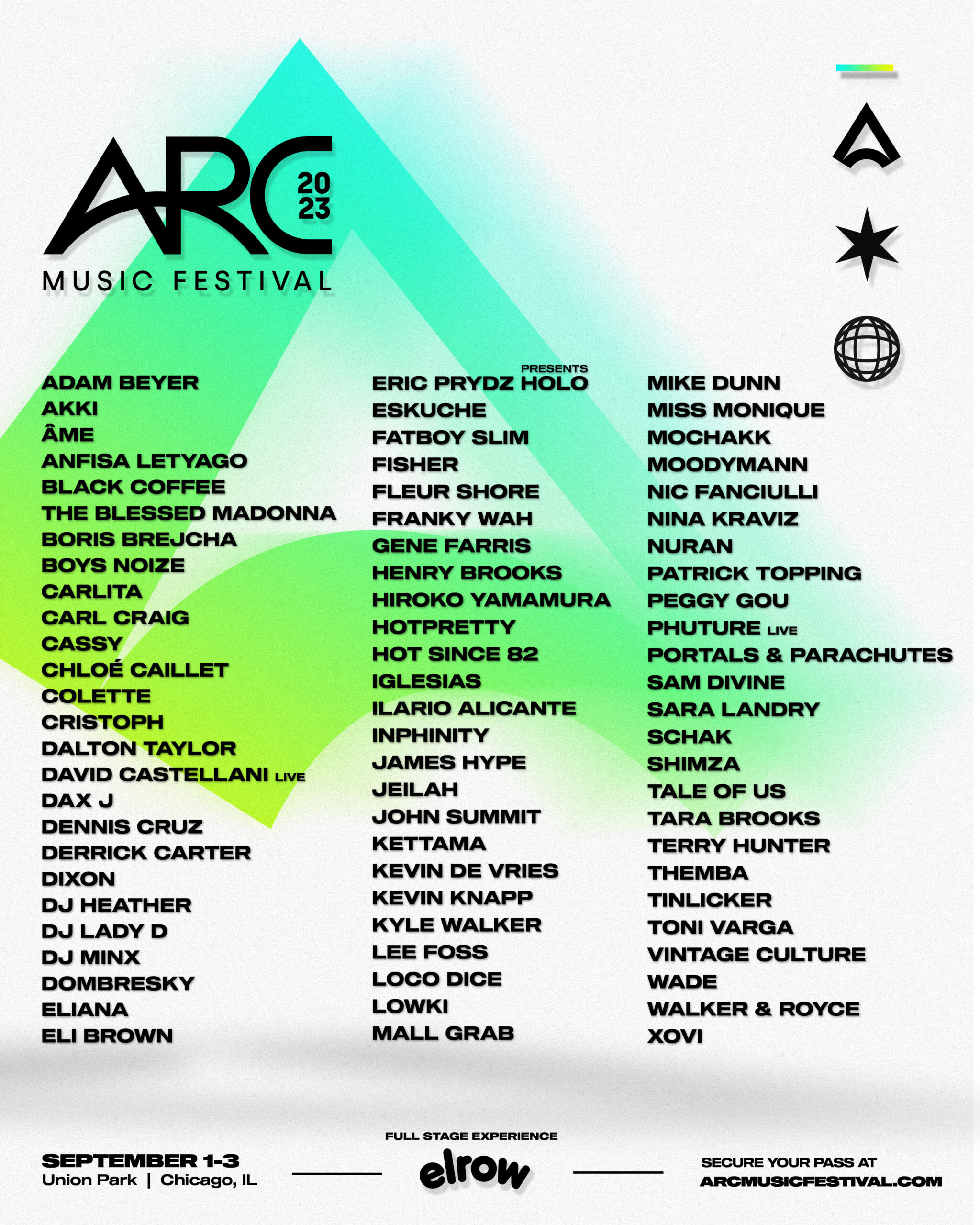 Arc Festival Chicago Lineup  