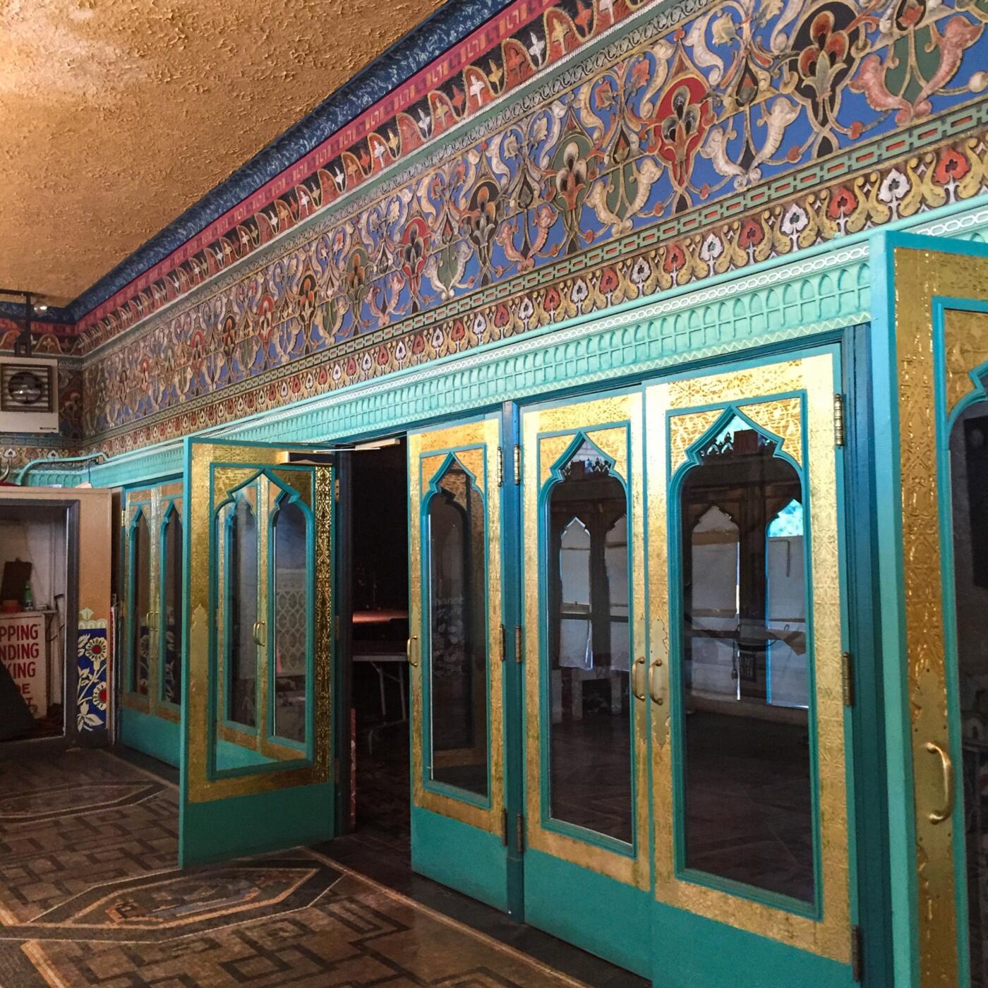 Avalon Regal Theater lobby doors