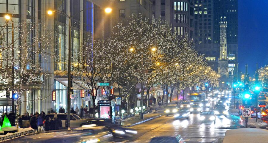 The Wintrust Magnificent Mile Lights Festival