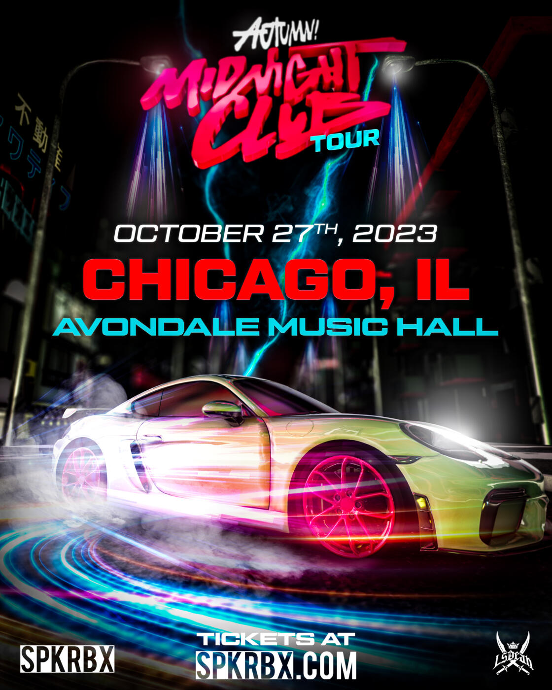 Midnight Club Tour Flyer Chicago-2