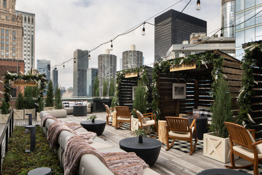 Winter Rooftop at Pendry hotel