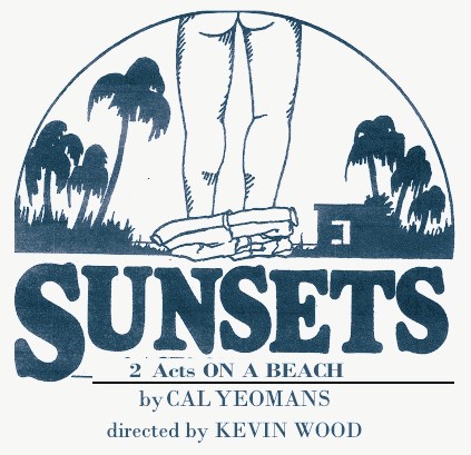 Sunsets Graphic blue
