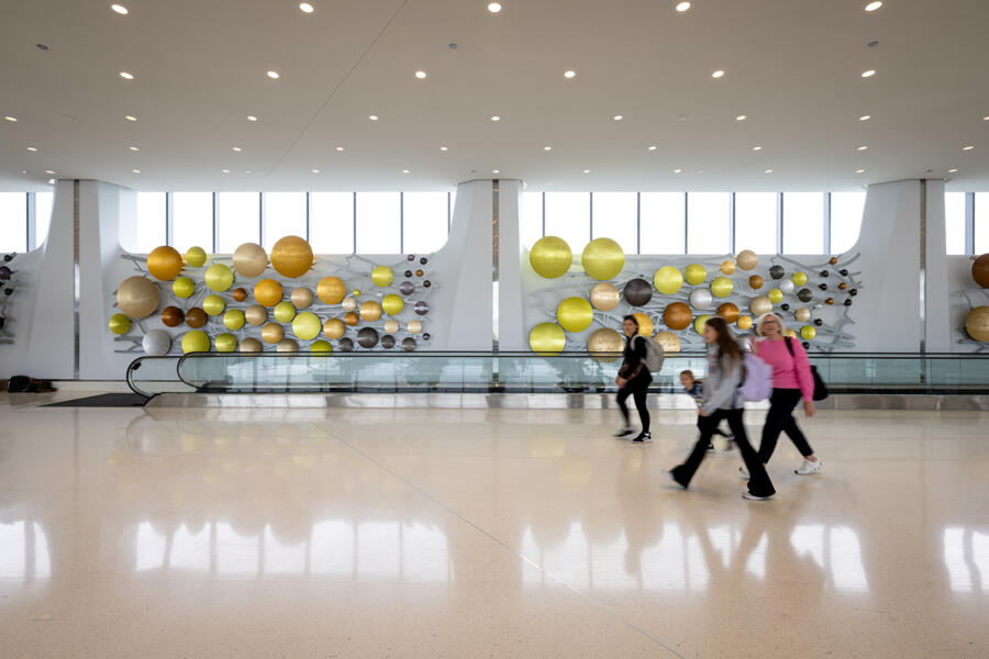 Terminal 5 Artwork at Chicago's O'Hare International Airport;