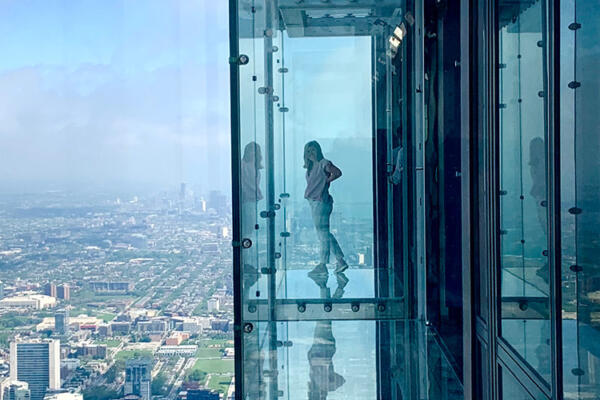 Person in The Ledge