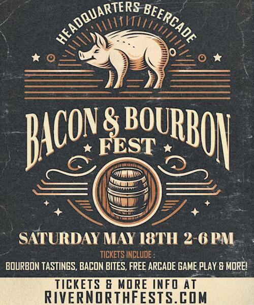 Chicago Bacon & Bourbon Fest with Free Game Play at HQ Beercade