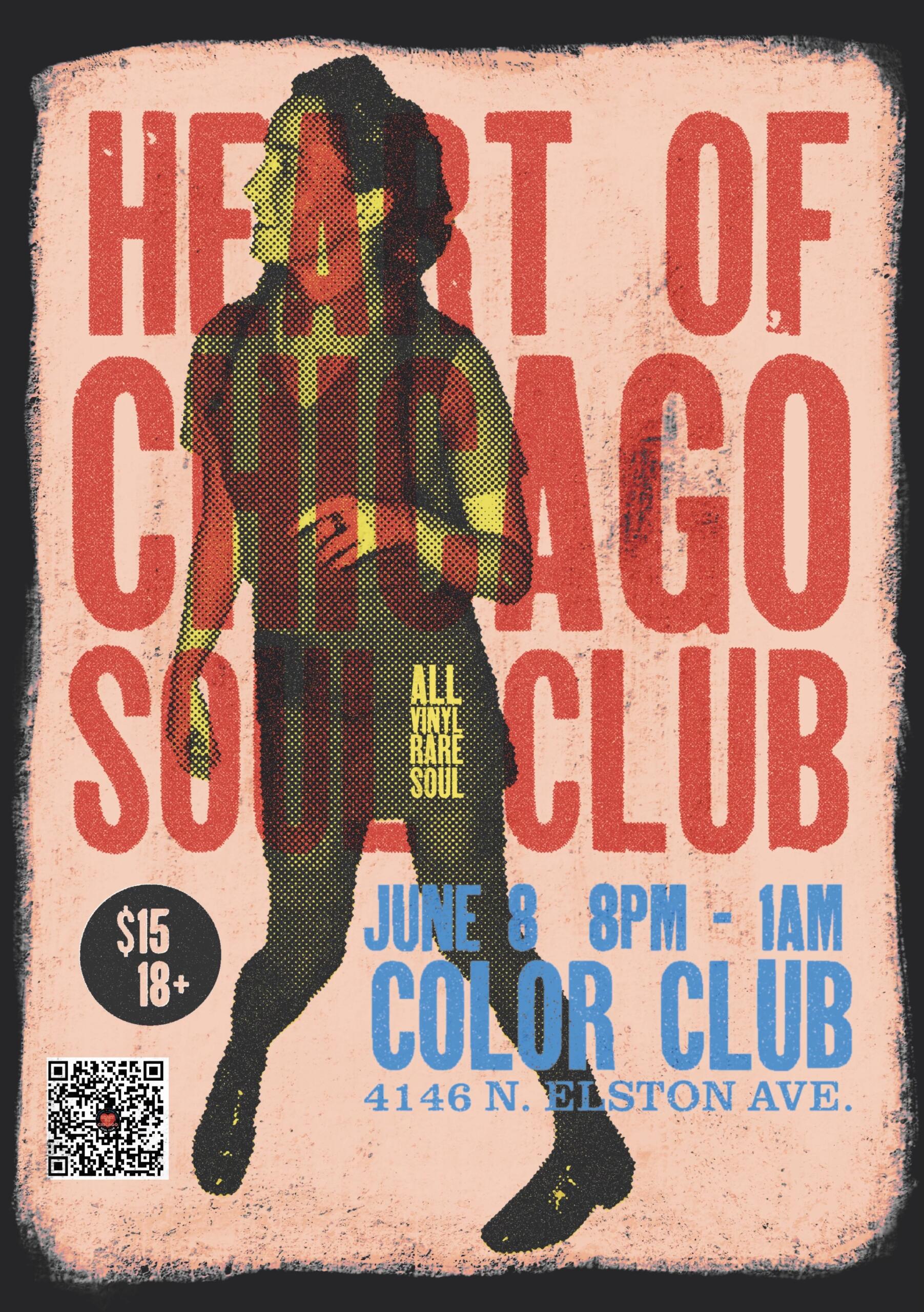 Heart Of Chicago Soul Club’s All Vinyl Rare Soul Dance Party! 06/08