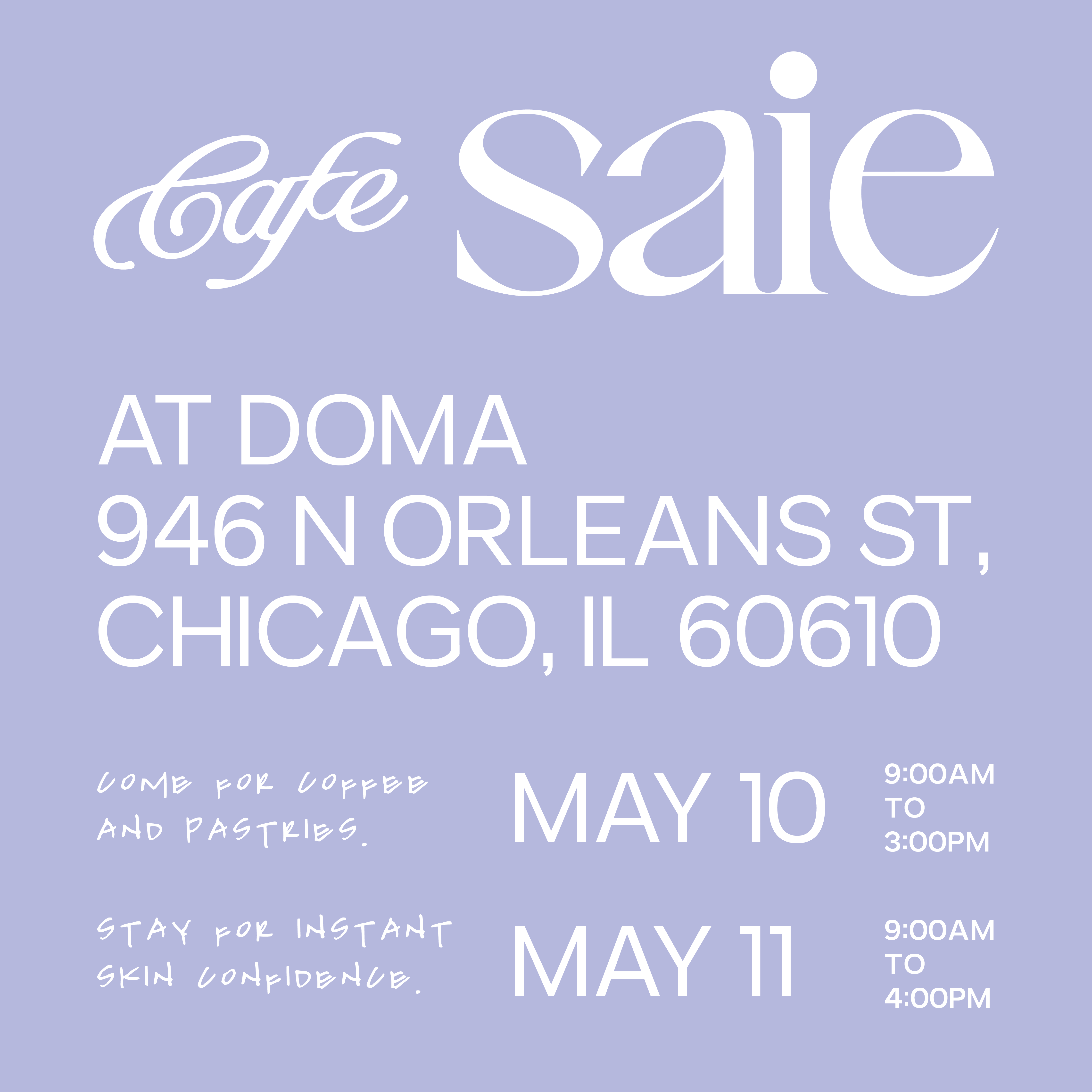 Café Saie 05/11/2024 Choose Chicago
