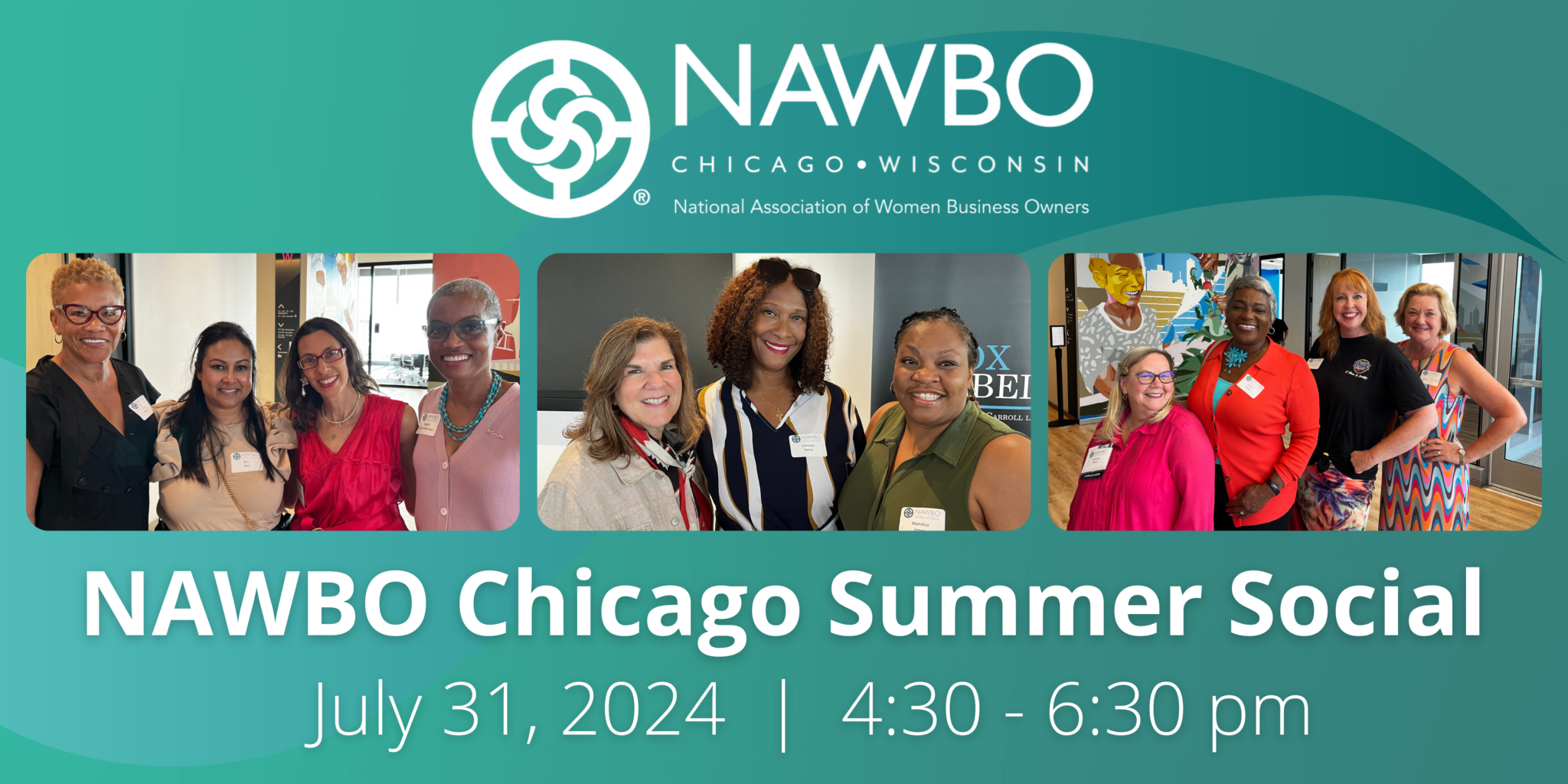 NAWBO Chicago Summer Social 07/31/2024 Choose Chicago