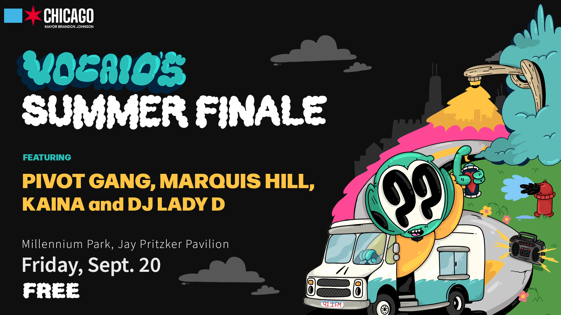 WBEZ Presents: Vocalo's Summer Finale | 09/20/2024 | Choose