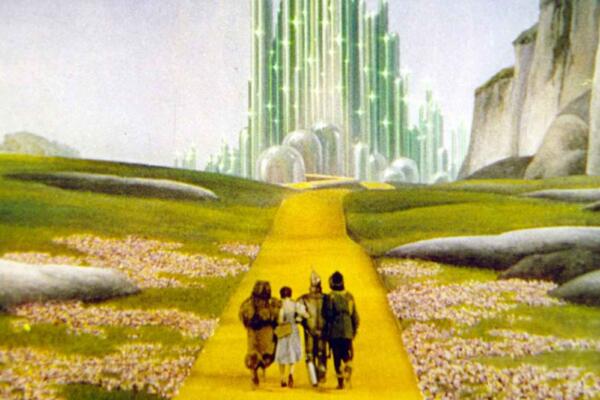 Wizard of Oz yellow brick road Emerald City