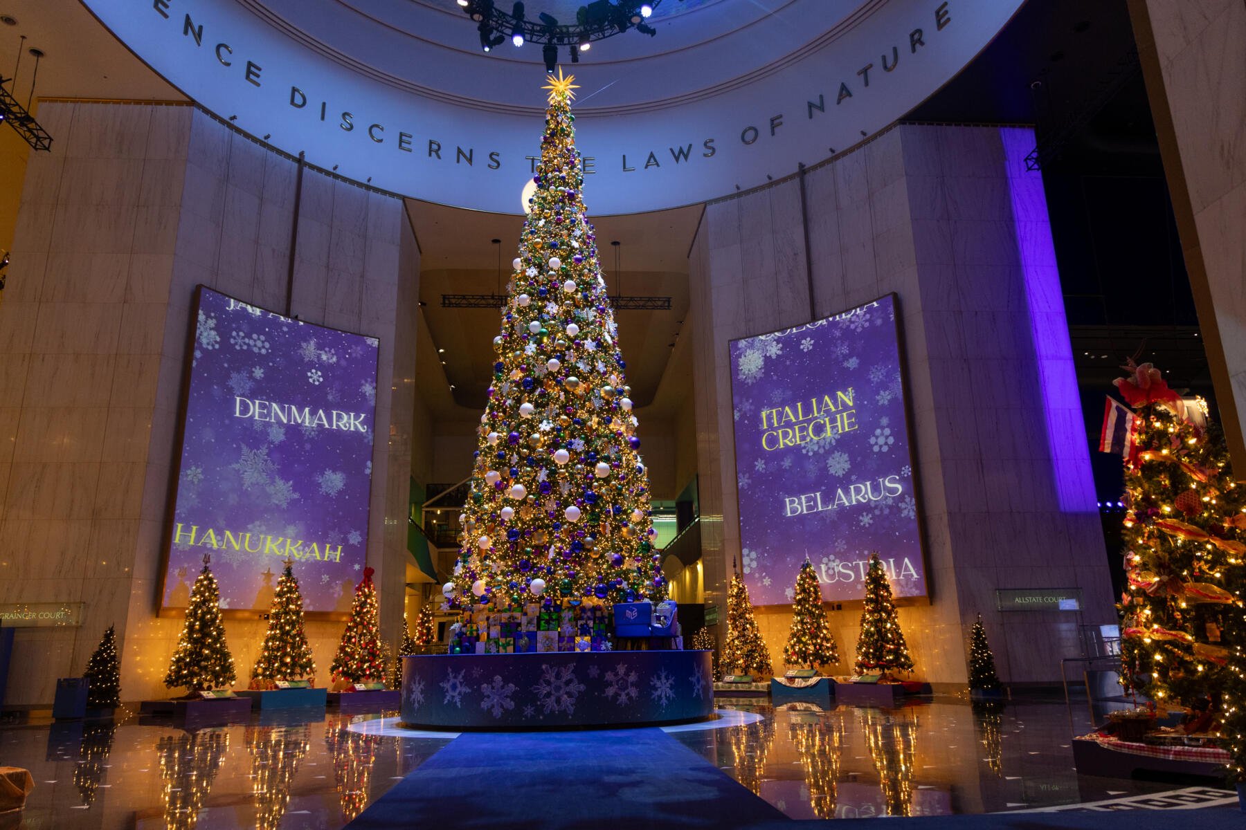Christmas Around the World at the Museum of Science and Industry Chicago; photo by Kathleen Hinkel