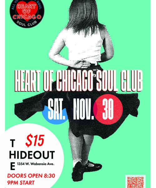 Heart of Chicago Soul Club All Vinyl Rare Soul Dance Party