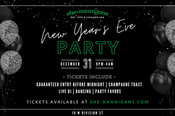 New Year’s Eve at She-nannigans