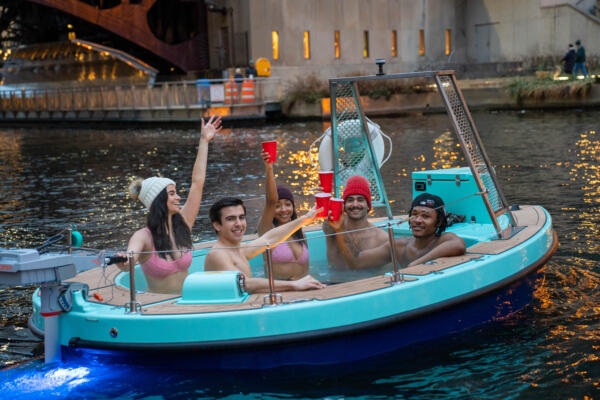 Chicago Boat Company hot tub boat