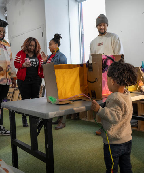 MLK Day 2024 Hyde Park Art Center, photos by Beto de Freitas