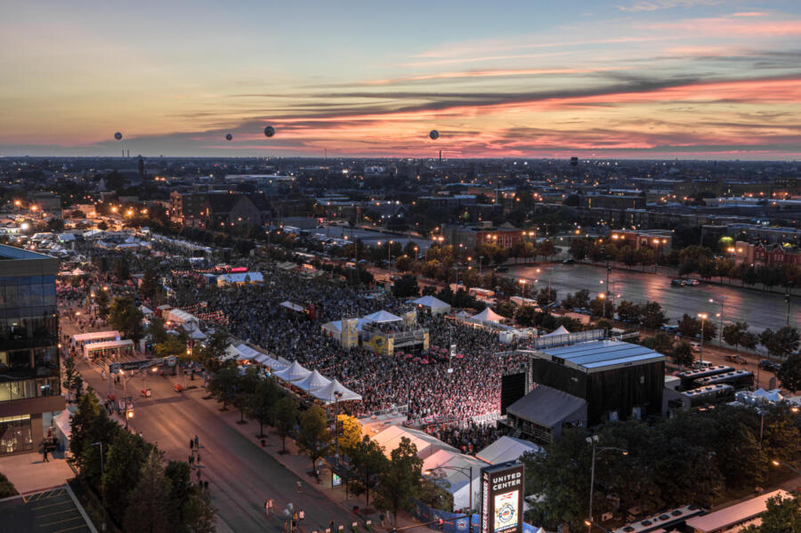 Windy City Smokeout from above 