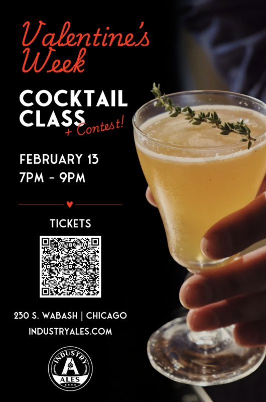 Valentines Day Cocktail Class 02/13/2025 Choose Chicago