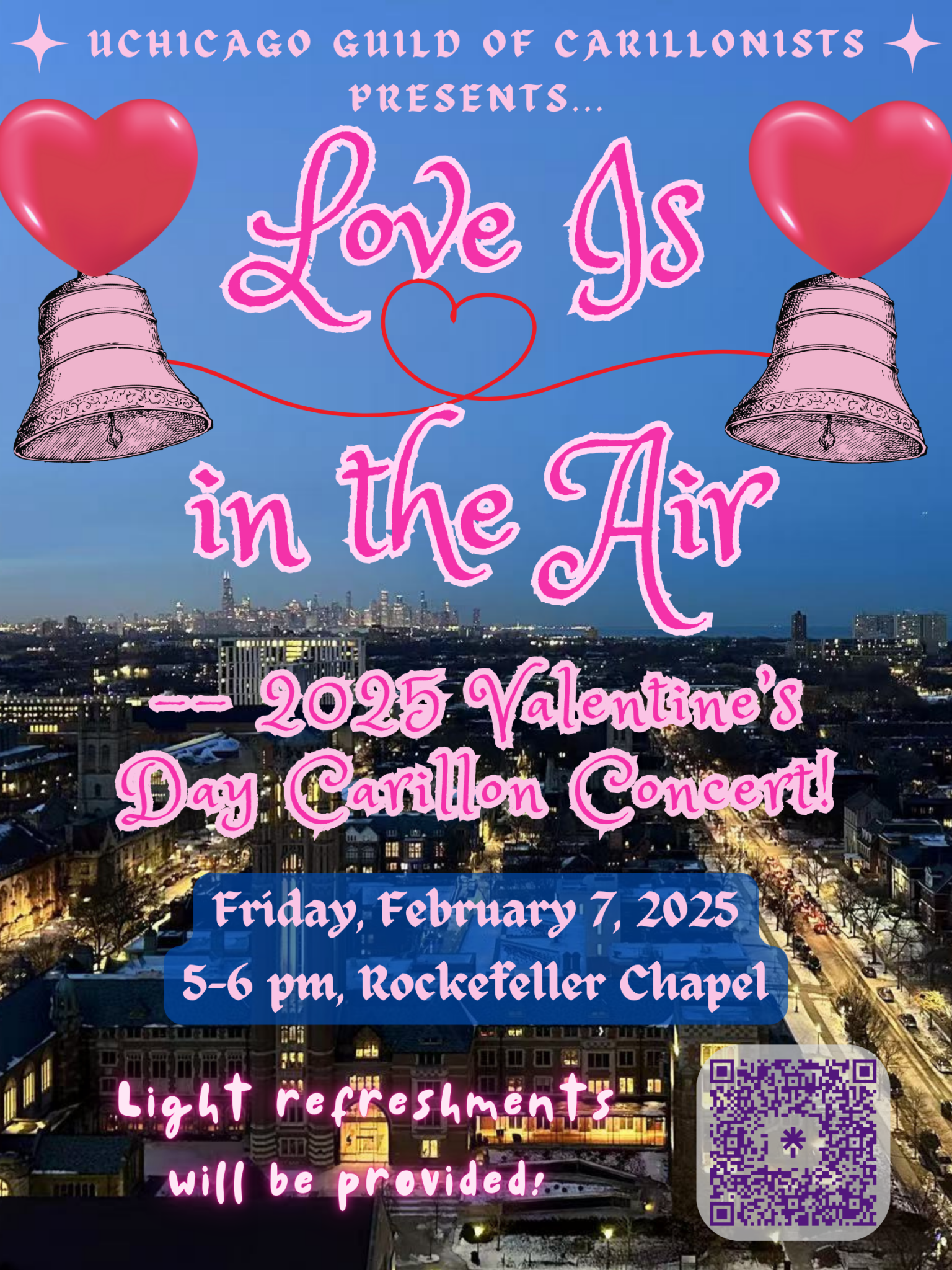 Love Is in the Air 2025 Valentine’s Day Carillon Concert 02/07/2025