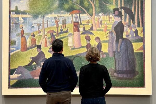 Sunday on La Grande Jatte at the Art Institute of Chicago