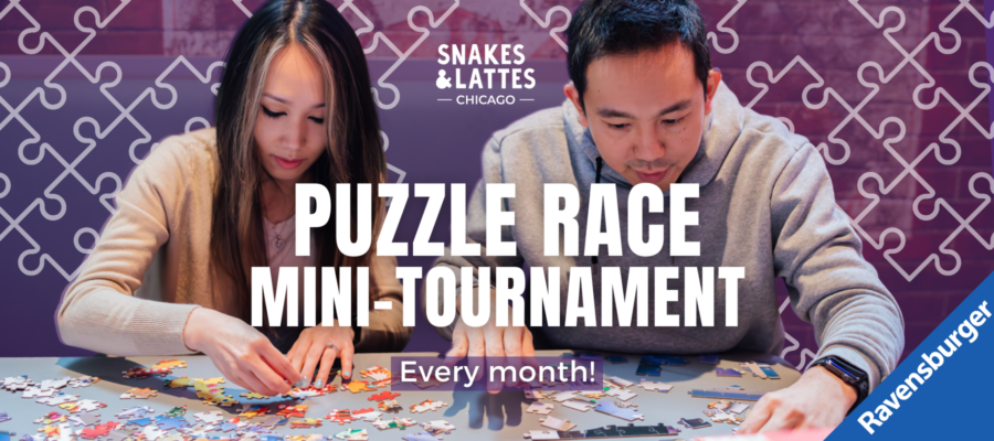 Ravensburger Puzzle Race – Snakes & Lattes Chicago