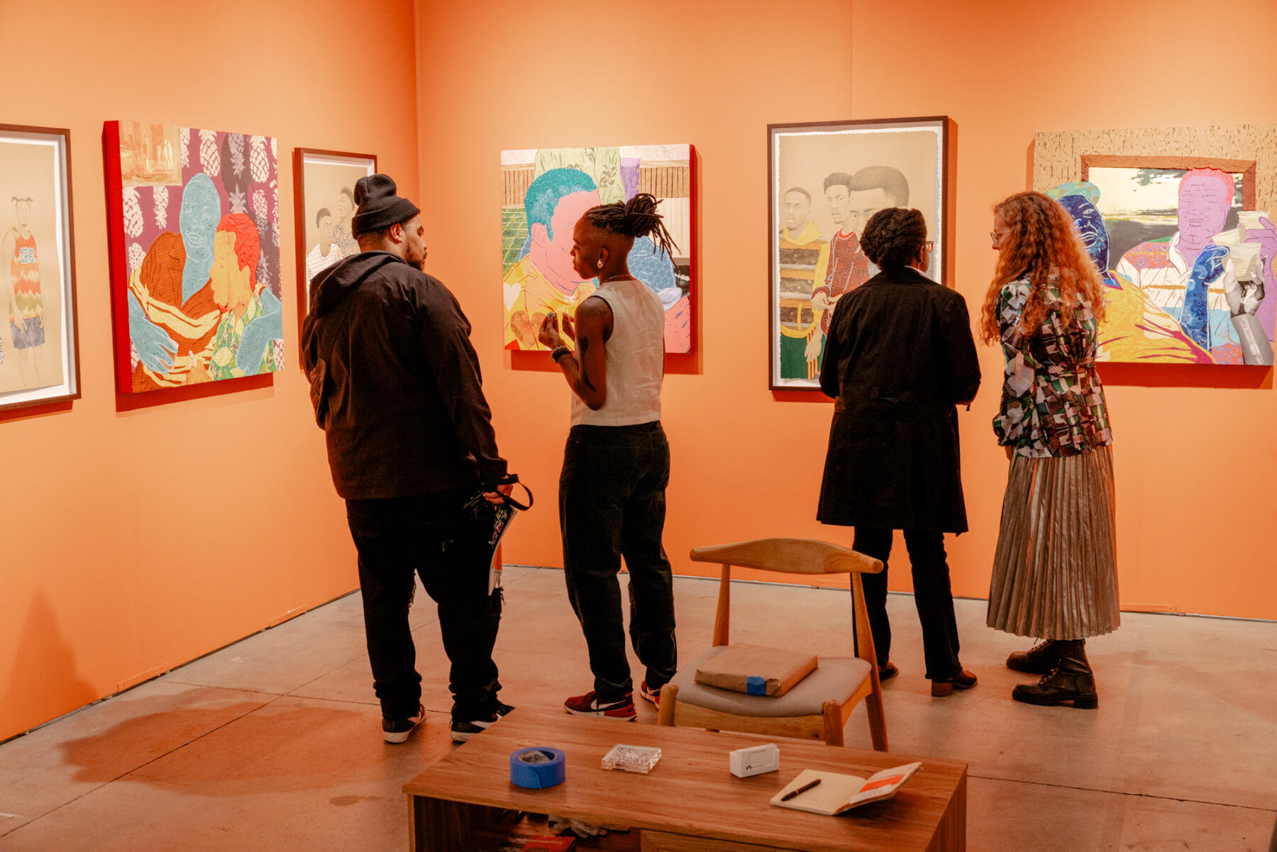 Guests view art at EXPO CHICAGO 2024_Photo Credit_ Evan Jenkins