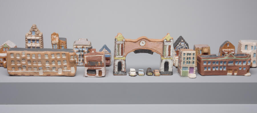 Future Homes, 2016–17 Terracotta. Students of Benito Juarez Community Academy, Nicole Marroquin and Paulina Camacho Valencia, Teaching artists, United States Gift of Nicole Marroquin and Paulina Camacho Valencia. 