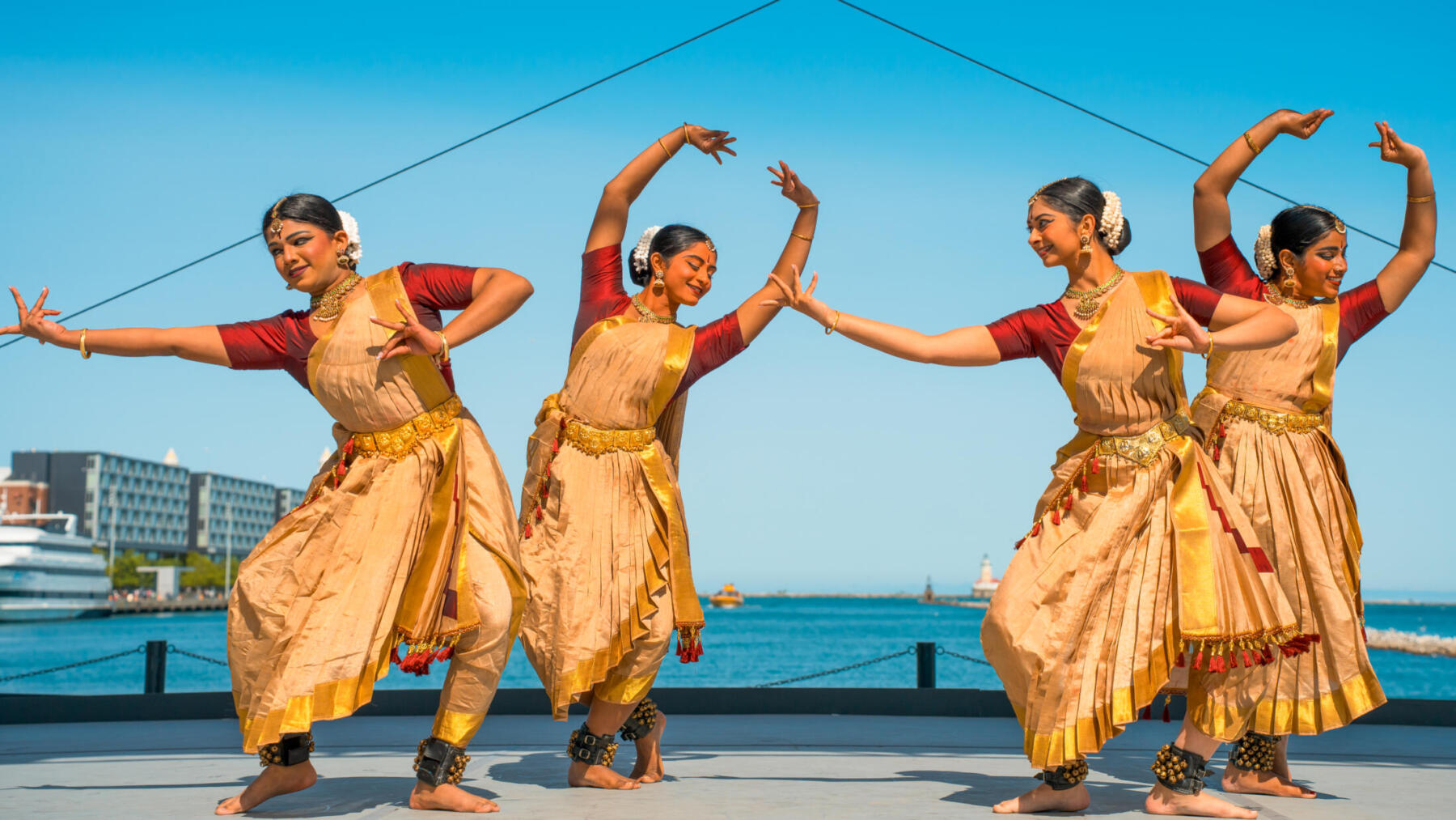 Natya Dance Theatre performs at Chicago Dance Month 2025. Michelle Reid Photography.